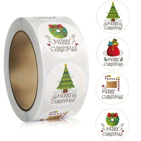 Merry Christmas Stickers - Picture 1 of 9